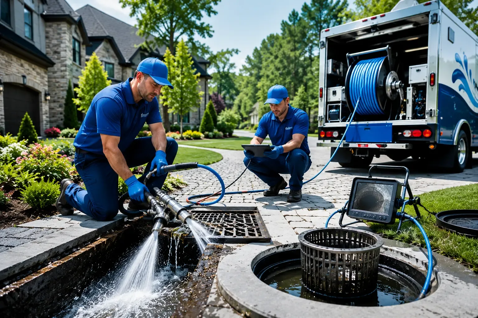 Local outdoor drain cleaning professionals in Farmersville, OH