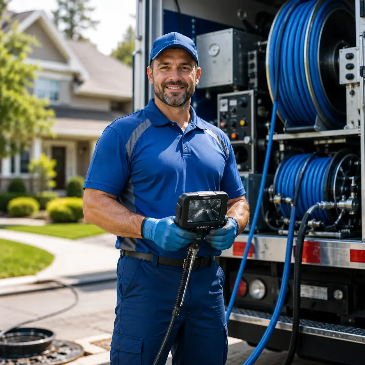 Local outdoor drain cleaning specialists in Farmersville, OH